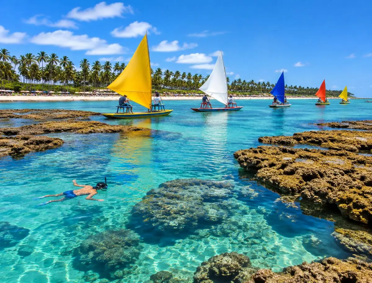 Destino de praia disponível nas excursões ViaNobre