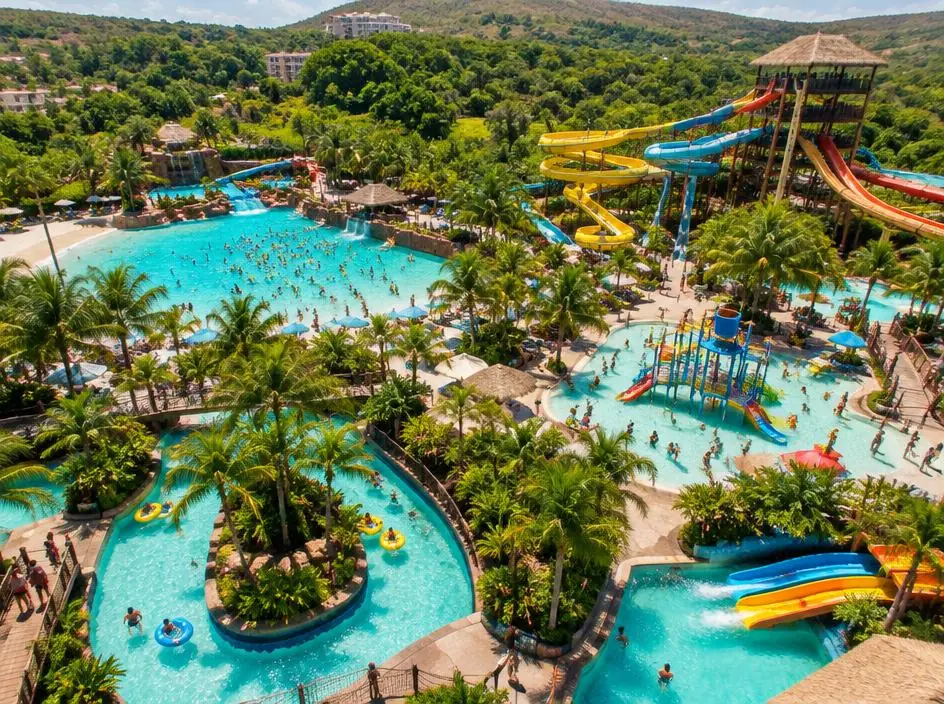 Experiência de viagem ViaNobre em parque aquático